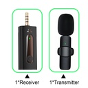 K35 Wireless Collar Microphone for Vlogging Interview Live Streaming YouTube Compatible with BT Speakers, DSLR Camera