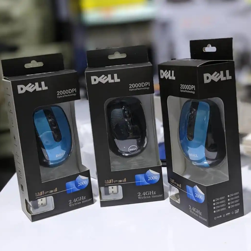 Wireless Mouse 2.4 GHz 2000 DPI USB Receiver High Optical Technology