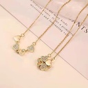 Love Heart Magnetic Pendant Chain Necklace