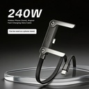 3 in 1 Fast Charging  Type-c TO Type-c Cable 240W with Stand