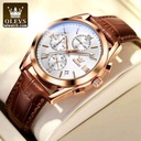 Fashionable Glass Quartz Analog Men's Watch