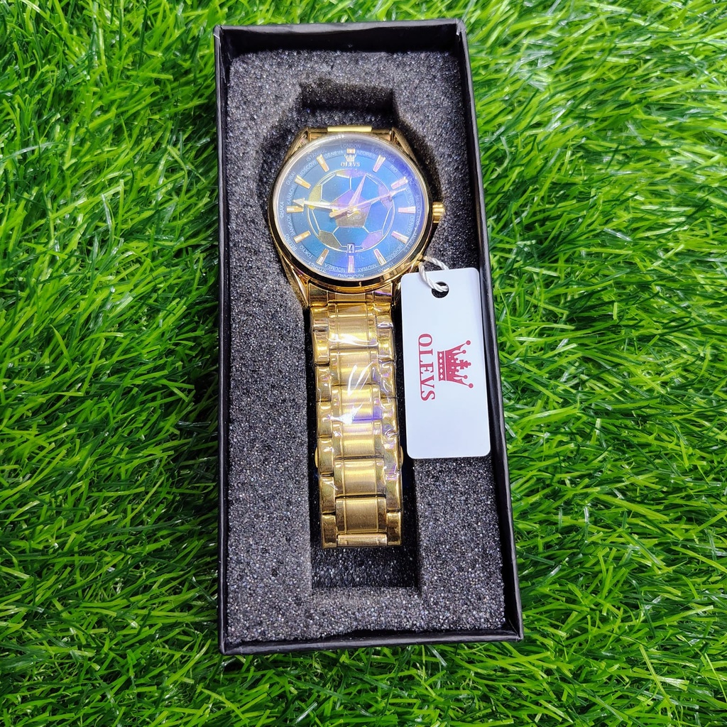 OLEVS 9949 Football Dial Men Business Sport Quartz Watch