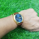 OLEVS 5610 New Luxury Fashion Glass Quartz Analog Men Watch-Water Resistant