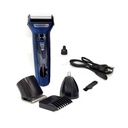 Kemei KM-6330 3-in-1 Rechargeable Hair Trimmer, Electric Shaver & Nose Clipper Grooming Kit For Men – Universal Voltage, 60 Min Runtime