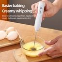 Rechargeable coffee mixer Stainless Steel coffee & Milk Frother Handheld 3-Speed Adjustable