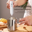 Rechargeable coffee mixer Stainless Steel coffee & Milk Frother Handheld 3-Speed Adjustable