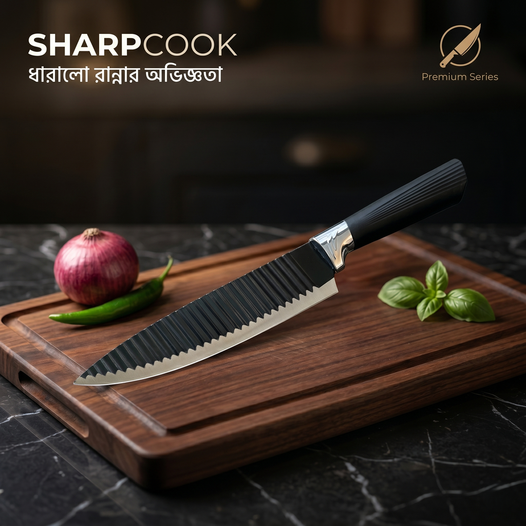 KUNSION Ultra-Sharp Multi-Purpose Chef Knife