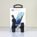 K8 Wireless Microphone for YouTube Vlogging, Video Recording Online Classes with Noise Cancellation Mic Supports (Type  C)