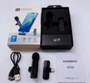 K8 Wireless Microphone for YouTube Vlogging, Video Recording Online Classes with Noise Cancellation Mic Supports (Type  C)