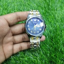 OLEVS 9931G New Exclusive Design Quartz Watch for Men  Nevy blue