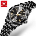 Butter Fly Lock OLEVS 9931G New Exclusive Design Quartz Watch for Men Full Black