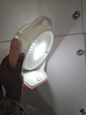 JOYKALY YG-729 Portable Rechargeable LED Light AC/AD Electronic Fan with 6" inches High Speed Blade