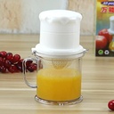 Manual Hand Press Juicer Squeezer Multifunctional Food Grade PP Small Portable Kitchen Appliance Fruit Extractor
