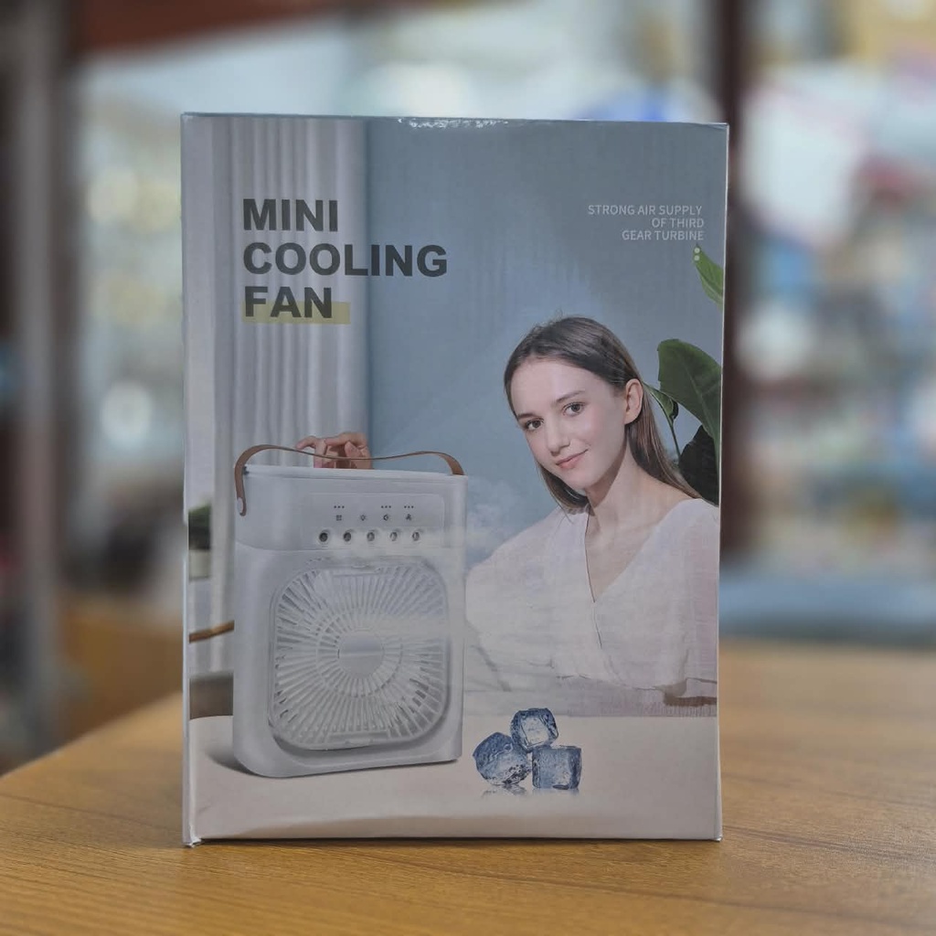 Air Cooling USB Fan with LED Night Light Water Fan