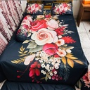 China Premium 3D Design Bed Sheet(red)