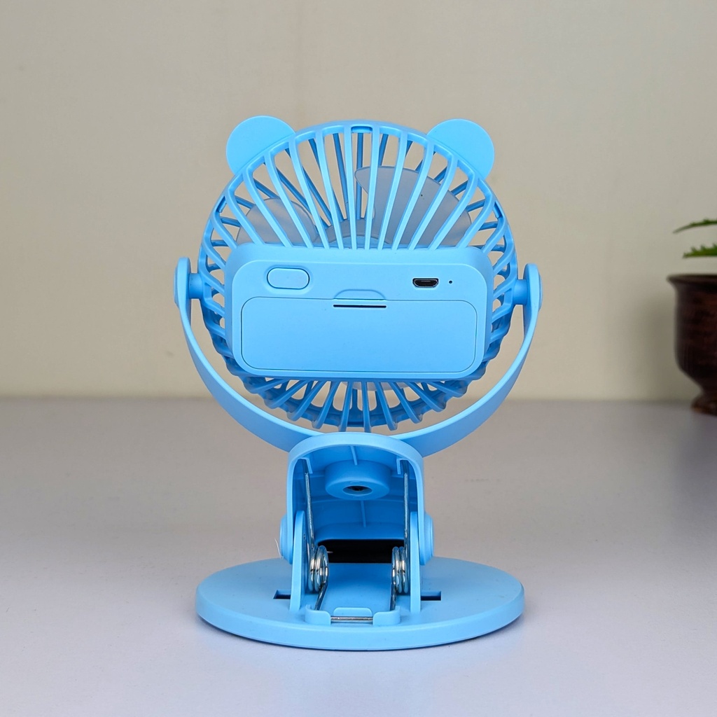 USB Table Fan Mini Wind Power Handheld Clip Fan Desktop Convenient Portable Student Cute Small Cooling Ventilador 360 Rotation
