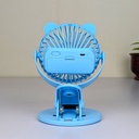 USB Table Fan Mini Wind Power Handheld Clip Fan Desktop Convenient Portable Student Cute Small Cooling Ventilador 360 Rotation