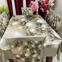 China Premium 3D Print Table Cloth Set