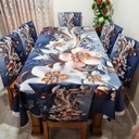 China Premium 3D Print Table Cloth Set