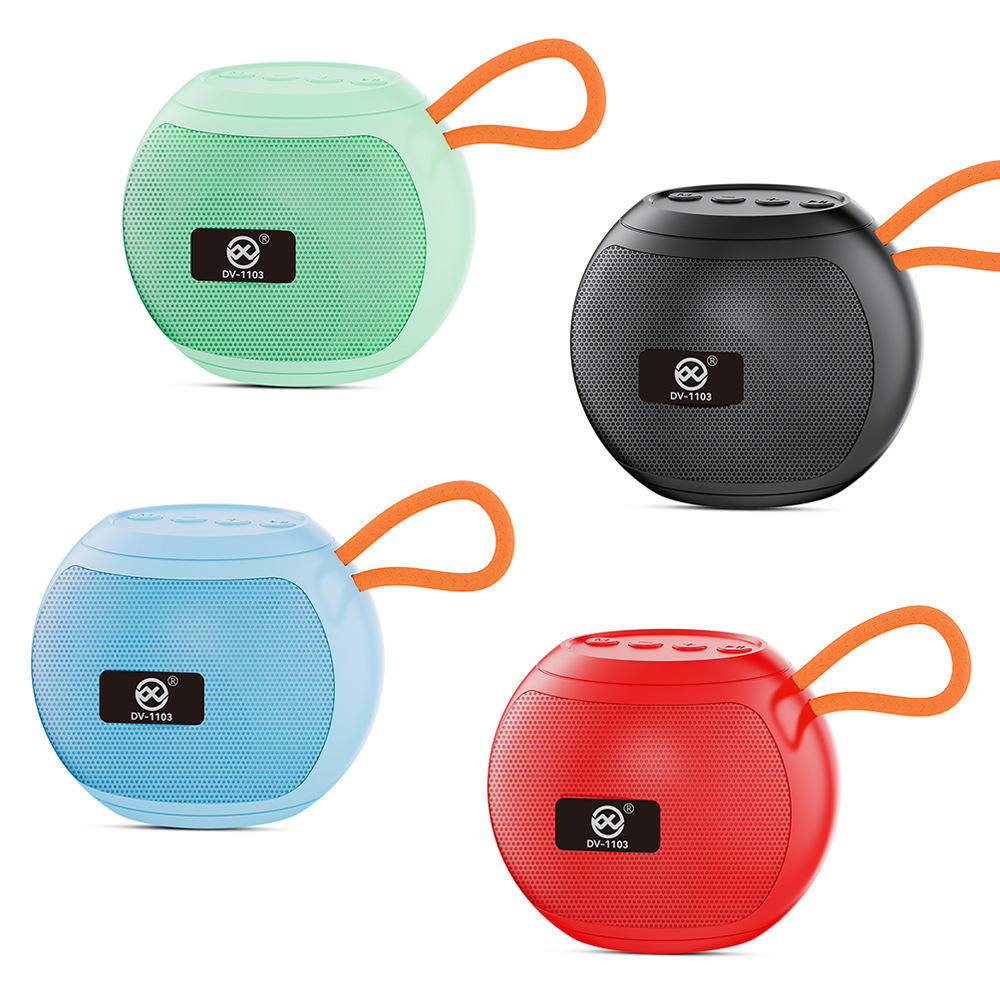 DV1103 Portable Speaker with Hand Strap Mini Wireless Soundbox 5W Loud Audio Support