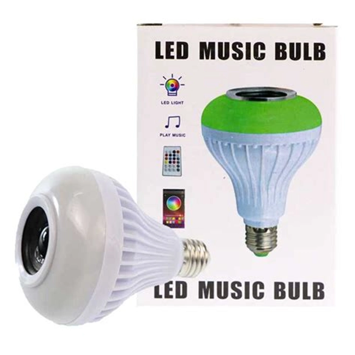 Smart Led Remote Control Bluetooth Speaker Music Bulb- AC 220V