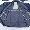 100% Water proof High quality Rain Coat With Pant. (Happylon) Blue