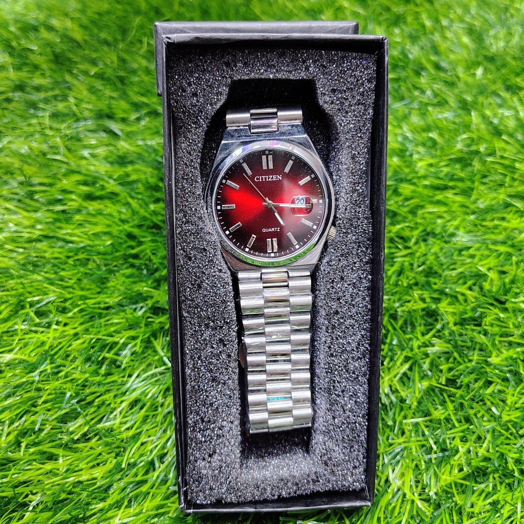 Citizen Tsuyosa Men's Burgundy Dial Watch