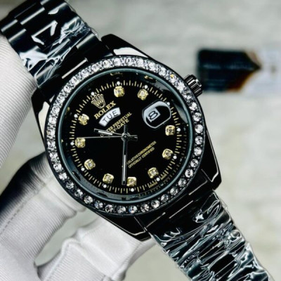 Rolex Quartz Movement Stainless Steel Analog Watch for Men