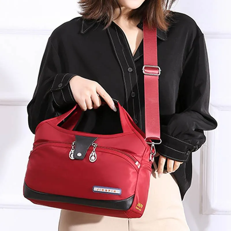 Large Capacity Waterproof Anti-theft Fashion (maroon)