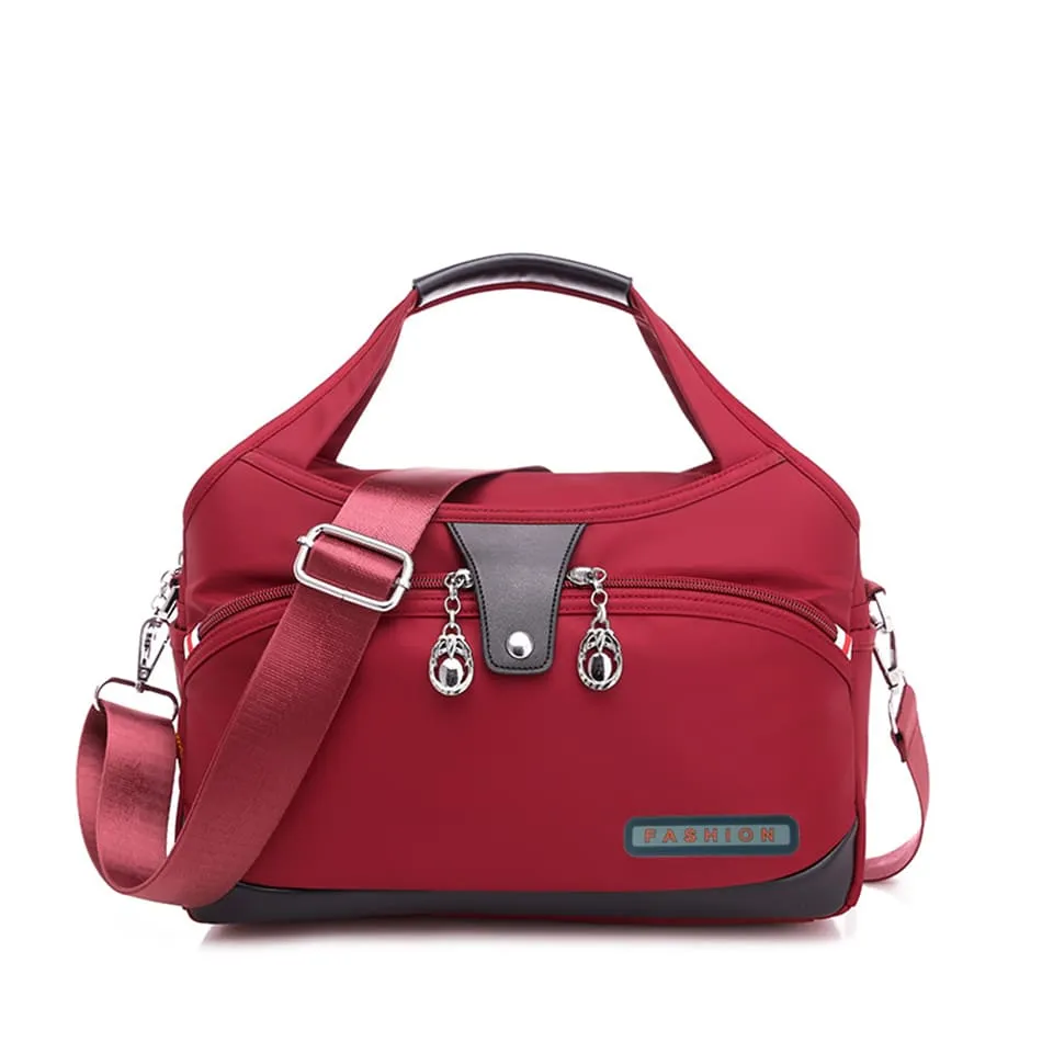 Large Capacity Waterproof Anti-theft Fashion (maroon)