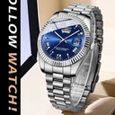 Poedagar 910 Model Fashion Watch for Men (Butterfly Lock)
