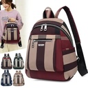 Nylon Backpack Durable Waterproof Casual Shoulder Bag (Blue Color)
