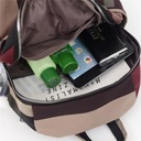 Nylon Backpack Durable Waterproof Casual Shoulder Bag (Blue Color)