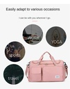 Fashionable Large Capacity Travel & Gym Bag - Pink