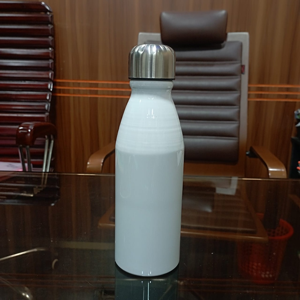 Silicon  bottle Fancy white 500 ml