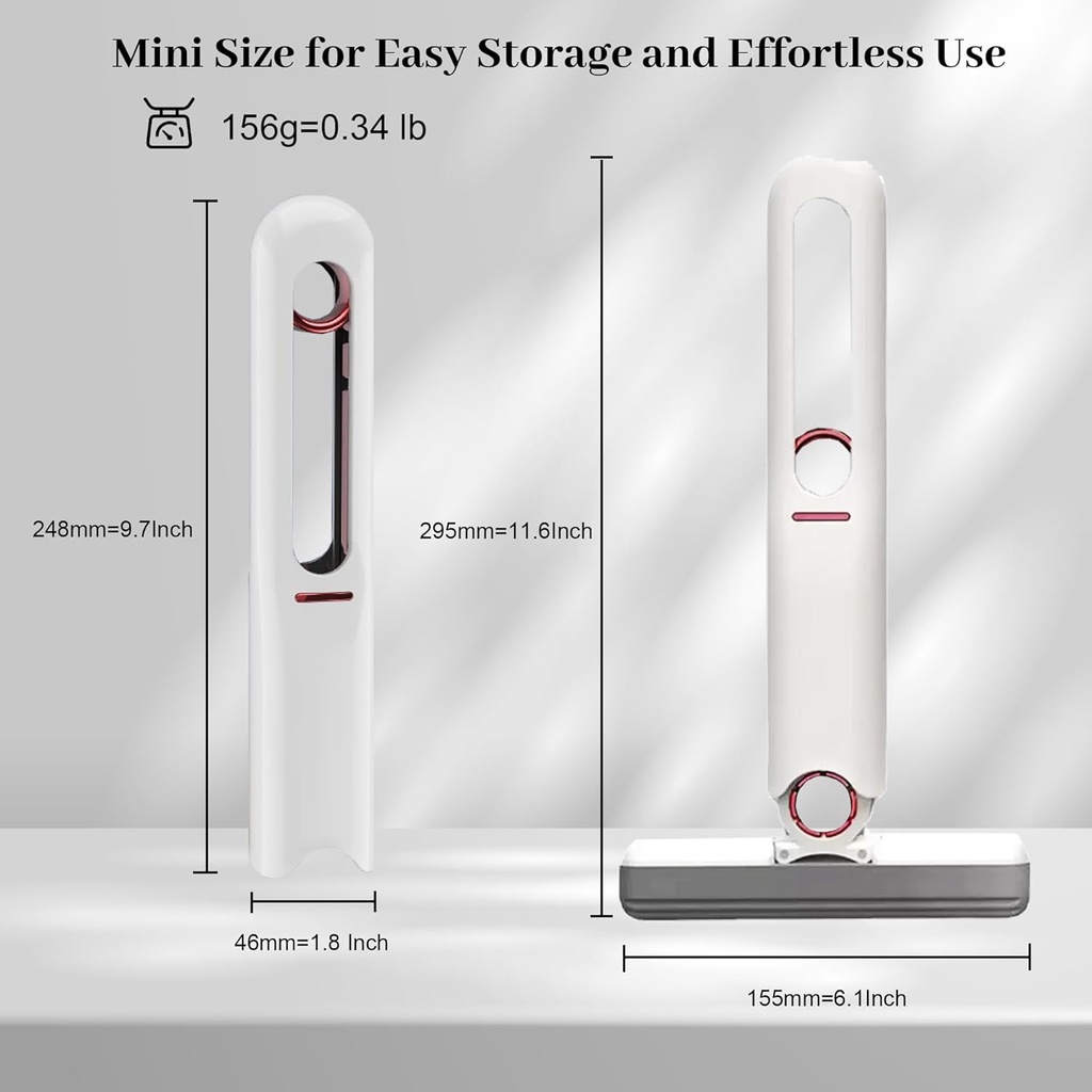 Mini Mop Powerful Squeeze  Folding Home Cleaning Mops