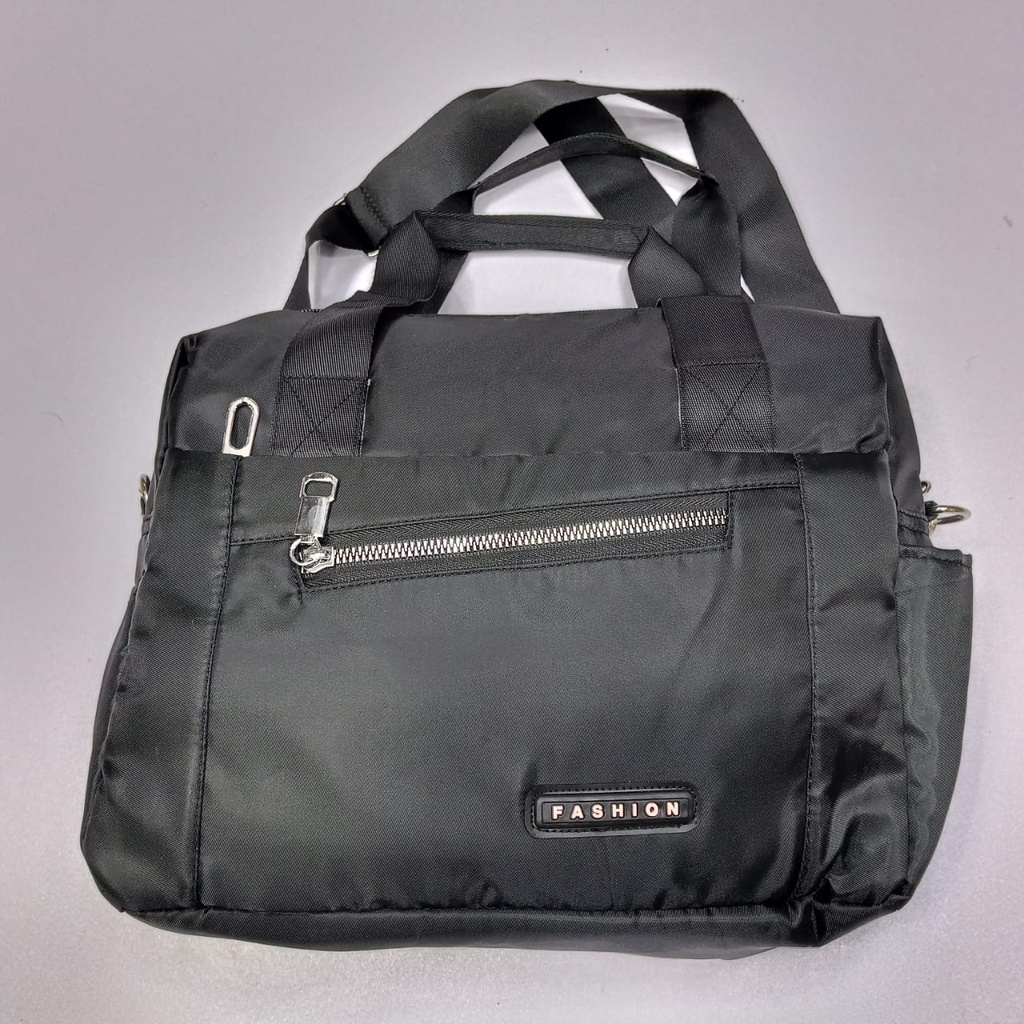 Luxury Bag Waterproof Nylon Shoulder Ladies Travel Crossbody (Black )