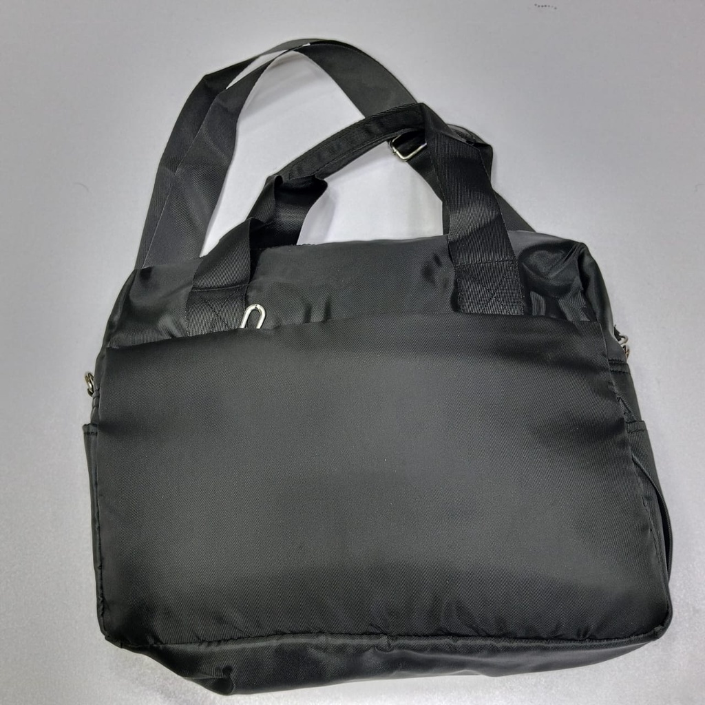 Luxury Bag Waterproof Nylon Shoulder Ladies Travel Crossbody (Black )