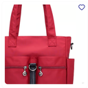 Women Casual Large Capacity Waterproof Oxford Cloth Bag (maroon)