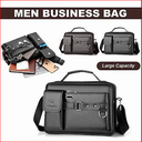 Men's Pu Leather Shoulder Bag (Black shape)