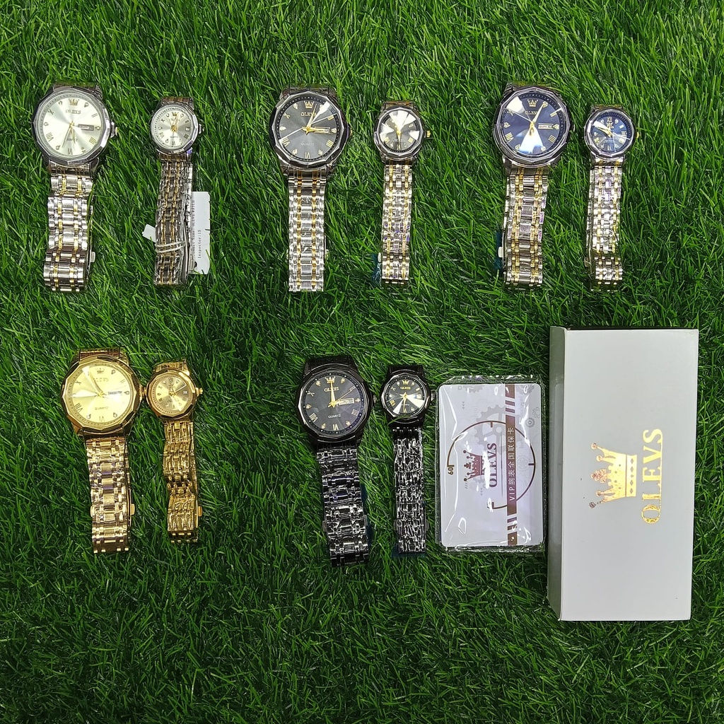 Butter Fly Lock OLEVS Watch for Women   Black