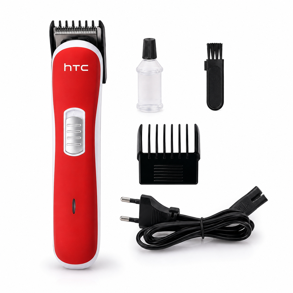Original HTC AT-1103B Cordless Electric Hair & Beard Trimmer | Battery Powered Unisex Grooming Kit for All Hair Types