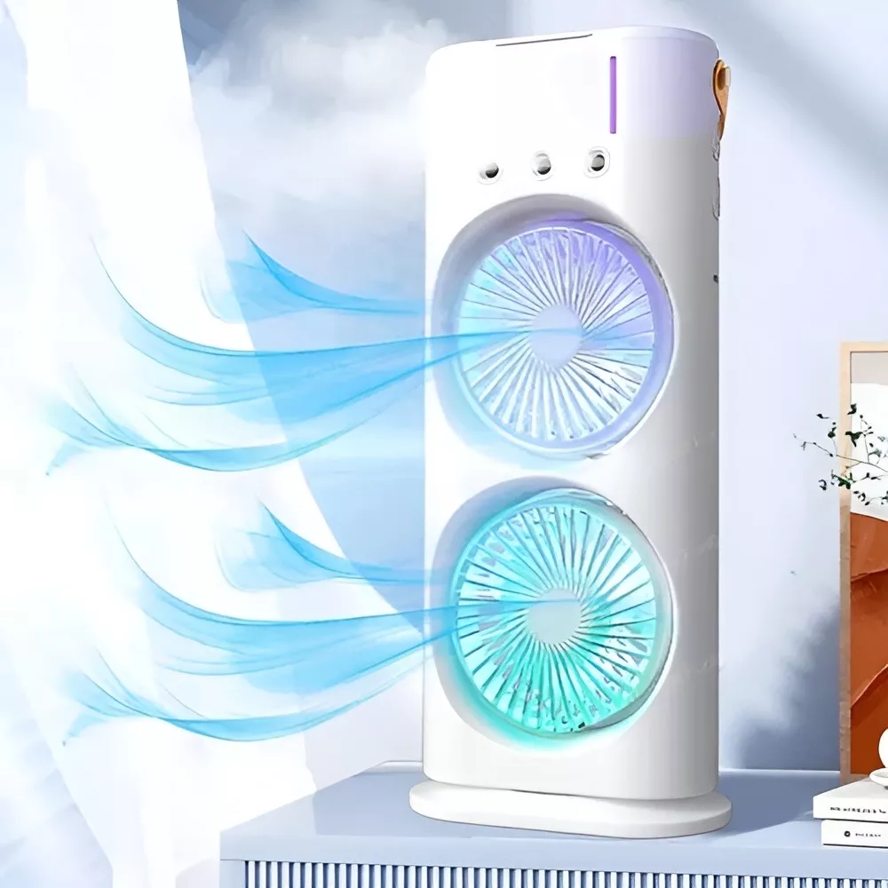 Rechargeable 𝐏𝐨𝐫𝐭𝐚𝐛𝐥𝐞 𝐋𝐢𝐠𝐡𝐭 𝐇𝐮𝐦𝐢𝐝𝐢𝐟𝐢𝐞𝐫 𝐃𝐨𝐮𝐛𝐥𝐞-𝐞𝐧𝐝𝐞𝐝 𝐒𝐩𝐫𝐚𝐲 𝐅𝐚𝐧