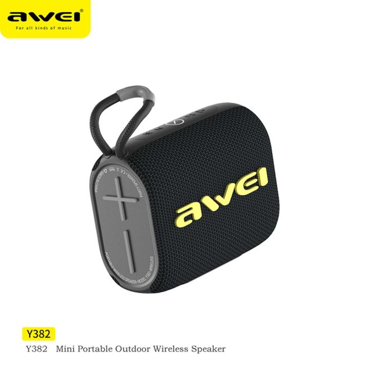 Awei Y382 Portable Bluetooth Speaker IPX7  Six month warrenty
