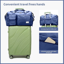 Fashionable Large Capacity Travel & Gym Bag - Blue