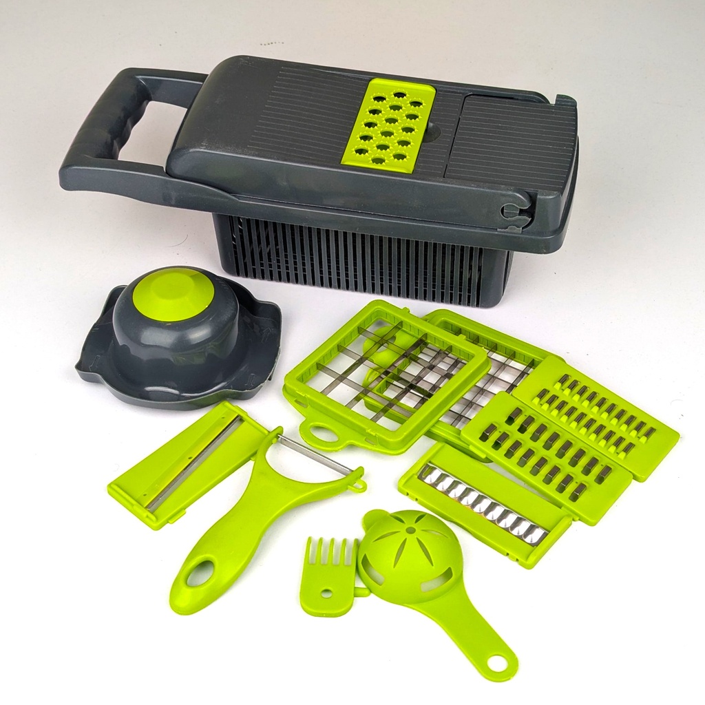 Revolutionize Cooking: 12-in-1 Multifunctional Vegetable Chopper Set