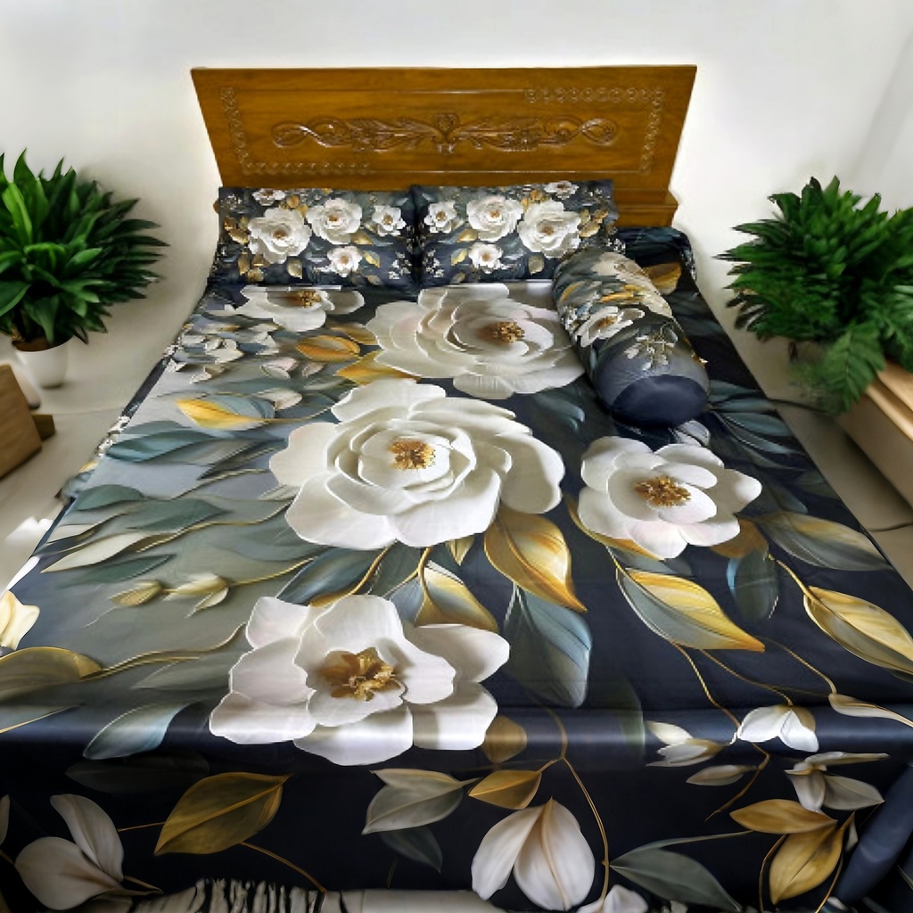 China Premium 3D Design Bed Sheet