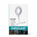 "USB Smart Voice Control LED Light - Offline Voice Activated, 360° Flexible Plug & Play Reading Lamp for Laptop, Power Bank & Bedside (No WiFi Needed)"