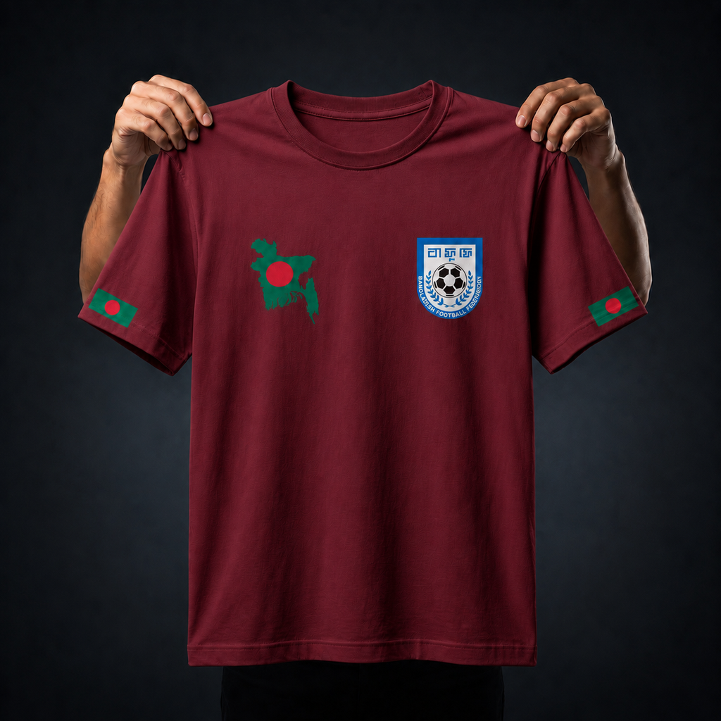 Bangladesh Football Edition Premium Drop-Shoulder