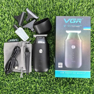 VGR V-932 Professional Cordless Mini Hair & Beard Trimmer for Men – 120 Min Runtime, 5W Silent Motor, Pocket-Sized & Travel Friendly